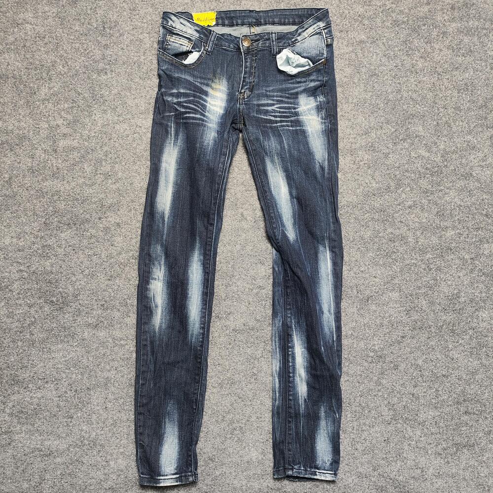 Machine Jeans Mens 32x31 Blue Medium Wash Slim Skinny Stretch Denim Pants Casual